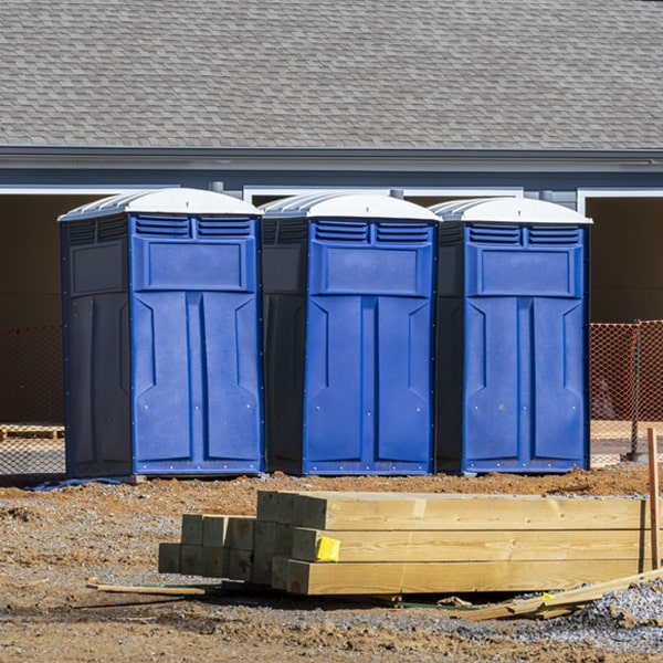 what is the maximum capacity for a single porta potty in Alder MT